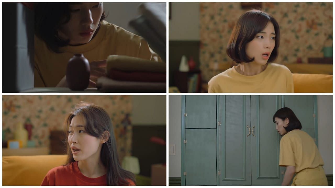 Featuring Dxyz (Image via YouTube Channel), Kim Min-ha played the role of Yoo Hye-young in the series Not Alright, But It's Alright (Image via minhakim_/Instagram)
